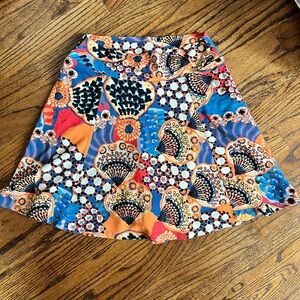 Dona Jo Vibrant Multicolor Women's Tennis Skirt